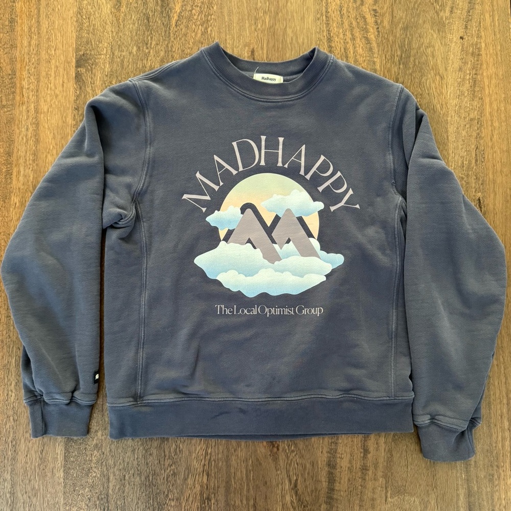 MadHappy The Local Optimist Group Crewneck Sweatshirt